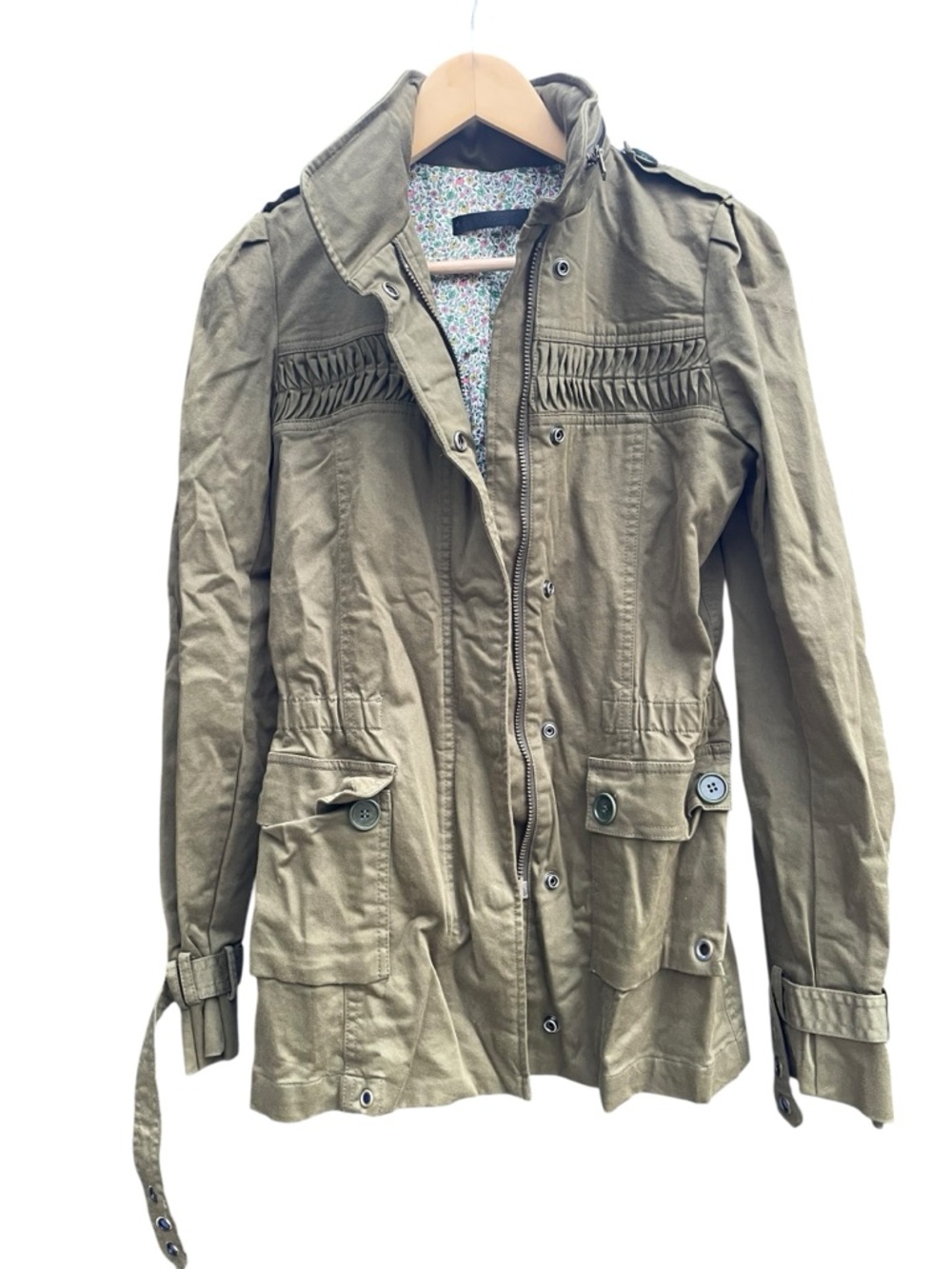 Development Size 2 Olive Utility Jacket - Women's Lightweight Field Coat